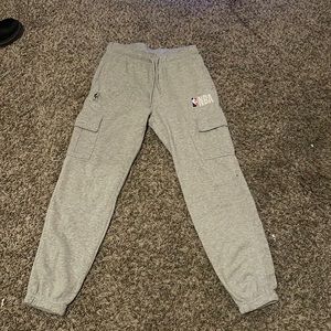 NBA grey cargos sweats